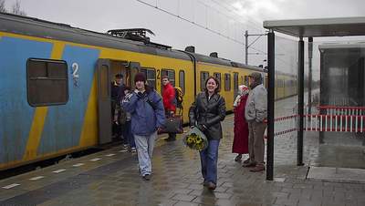 Ophalen van het station